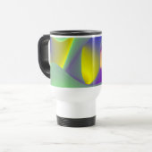 De Magie van de Zomer, Abstracte 3D Kunst Reisbeker (Voorkant links)