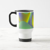 De Magie van de Zomer, Abstracte 3D Kunst Reisbeker (Links)