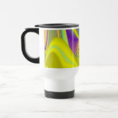 De Magie van de Zomer, Abstracte 3D Kunst Reisbeker (Links)
