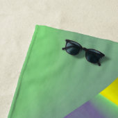 De Magie van de Zomer, Abstracte 3D Kunst Strandlaken (In situ)