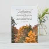 De magie van een herfstdag door Laura Jaworski Feestdagenkaart (Staand voorkant)