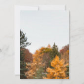 De magie van een herfstdag door Laura Jaworski Feestdagenkaart (Achterkant)