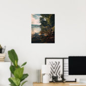 De Magie van een Lush Lakeshore onthullen Poster (Thuiskantoor)