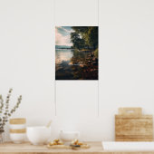 De Magie van een Lush Lakeshore onthullen Poster (Keuken)