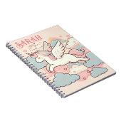 De Magie van Eenhoorns (Aanpassen met Naam) Notitieboek (Rechterzijde)