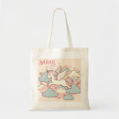 De magie van eenhoorns (aanpassen met naam) tote bag (Voorkant)