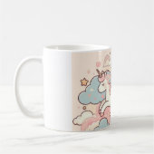 De magie van eenhoorns koffiemok (Links)