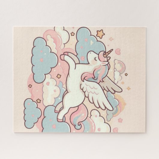 De magie van eenhoorns legpuzzel (Horizontaal)