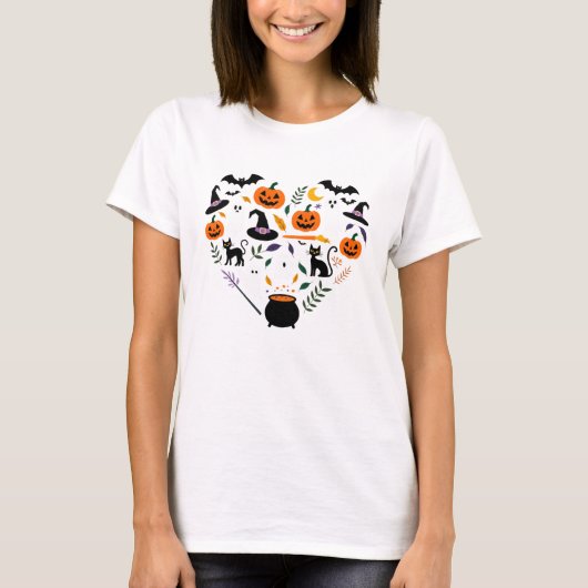 De magie van Halloween T-shirt (Voorkant)
