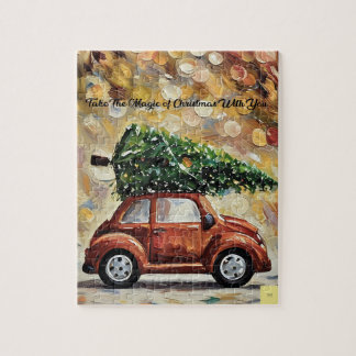 De magie van het kerst raadsel legpuzzel