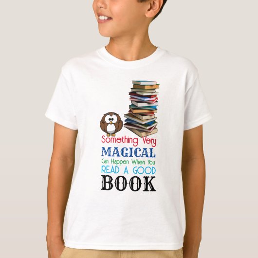 De magie van het lezen van T-shirt (Voorkant)