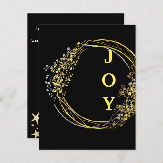 De magie van het vakantieseizoen feestdagenkaart (Voorkant / Achterkant)