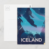 De Magie van IJsland reisposter Briefkaart (Voorkant / Achterkant)