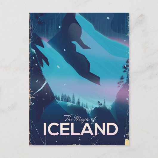 De Magie van IJsland reisposter Briefkaart (Voorkant)
