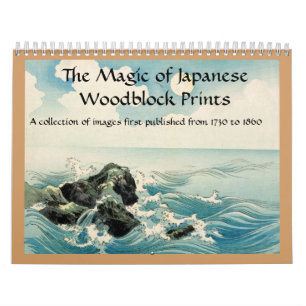 De Magie van Japanse prints Woodblock Kalender