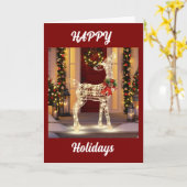 DE MAGIE VAN KERST VULT JE HUIS KAART (Gele Bloem)