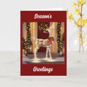 DE MAGIE VAN KERST VULT JE HUIS KAART (Gele Bloem)