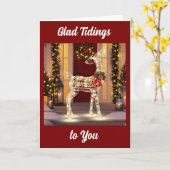 DE MAGIE VAN KERST VULT JE HUIS KAART (Gele Bloem)