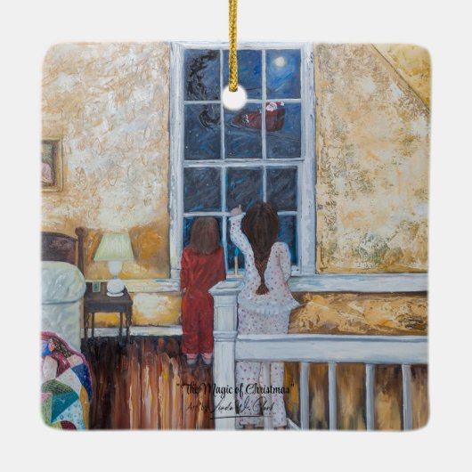 "De Magie van Kerstmis" 2022 Ornament (Achterkant)