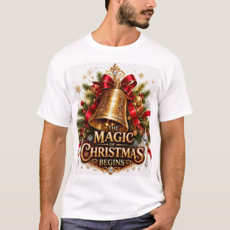 **De Magie van Kerstmis Begint** T-shirt