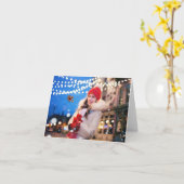 De Magie van Kerstmis Kaart (Gele Bloem)