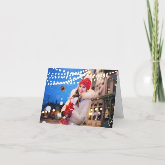 De Magie van Kerstmis Kaart (Voorkant)