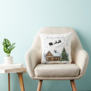 De Magie van Kerstmis   Kerstmans slee & Cozy Kussen
