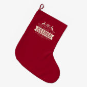 De magie van kerststallen grote kerstsok (Voorkant (Hangend))