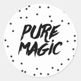 De magie van Kerstvakantie Ronde Sticker