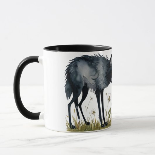 De magie van kinderen en de charme van wolven mok (Links)