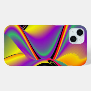 De magie van kleuren Abstracte 3D Regenboogkunst iPhone 15 Mini Hoesje