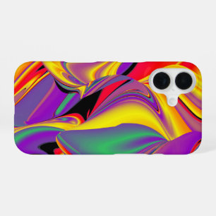 De magie van kleuren Abstracte 3D Regenboogkunst iPhone 16 Hoesje