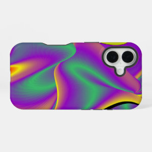 De magie van kleuren Abstracte 3D Regenboogkunst iPhone 16 Hoesje