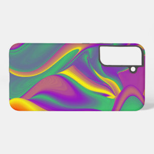 De magie van kleuren Abstracte 3D Regenboogkunst Samsung Galaxy Hoesje