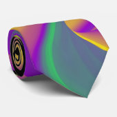 De magie van kleuren, abstracte 3D regenboogkunst Stropdas (Opgerold)