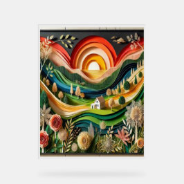 De magie van kunst op muren acryl bord