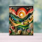 De magie van kunst op muren acryl bord (Neutraal)