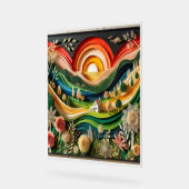 De magie van kunst op muren acryl bord (Hoek)