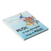 De magie van muziek notitieblok (Schuin)