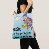 De magie van muziek tote bag (Dichtbij)