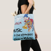 De magie van muziekgebruik tote bag (Dichtbij)