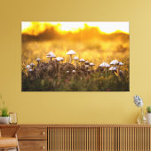 De magie van paddenstoelen canvas afdruk (Insitu (Woonkamer))
