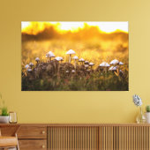 De magie van paddenstoelen canvas afdruk (Insitu (Woonkamer))