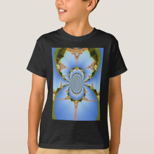 De Magie van Parijs: Geometrisch Eiffeltorenontwer T-shirt