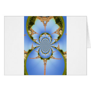 De magie van Parijs: geometrische Eiffeltoren