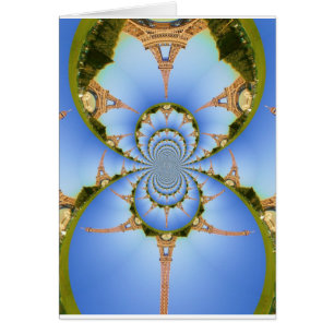 De magie van Parijs: geometrische Eiffeltoren