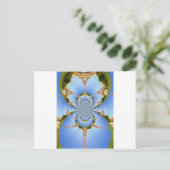 De magie van Parijs: geometrische Eiffeltoren Briefkaart (Staand voorkant)