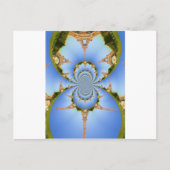 De magie van Parijs: geometrische Eiffeltoren Briefkaart (Voorkant)