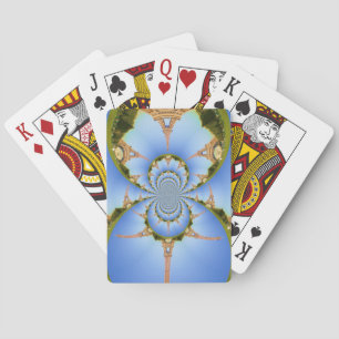 De magie van Parijs: geometrische Eiffeltoren Speelkaarten