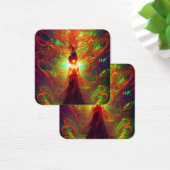 De magie van verbeelding vierkante visitekaartjes (Bureau)